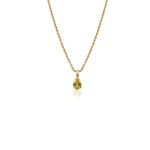 Teardrop Pendant Canary Necklace