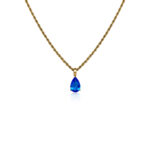 Teardrop Pendant Ultramarine Necklace