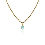 Teardrop Pendant Turquoise Necklace
