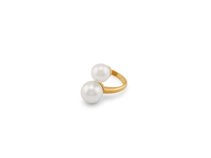 Duo Pearl Ring