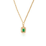 Empress Emerald Pendant Necklace