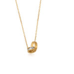 Roman Numerals Interlocking Necklace